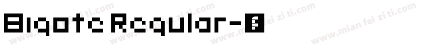 Bigote Regular字体转换